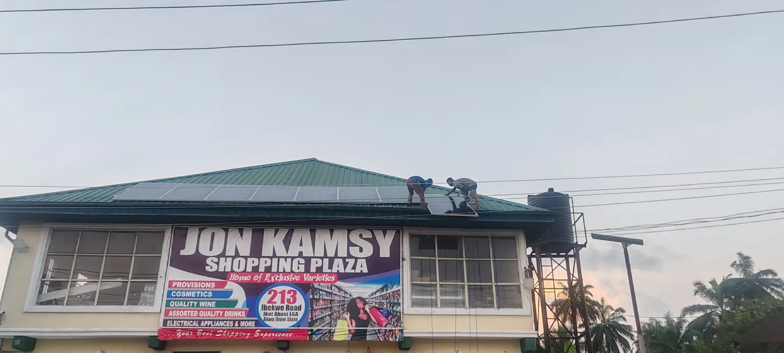 11 kVA Hybrid Solar Installation — Jon Kamsy Supermarket — project image 3